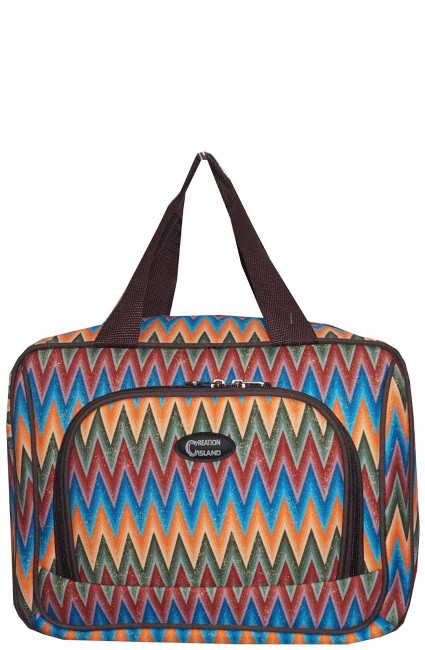 Printed Duffle Bag-CHEVRON2514/BR